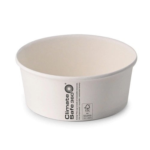 Boluri albe salata, carton cu PE, 650 ml, Ø 150 mm, set 50 buc