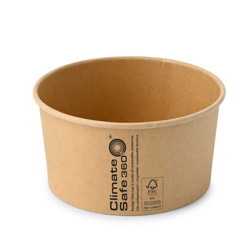 Boluri maro salata, carton cu PE, 800 ml, Ø 150 mm, set 50 buc