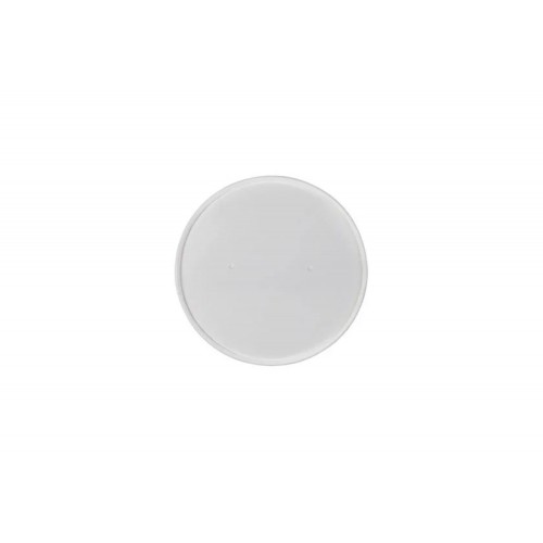 Capace albe cu aerisire pentru bol supa, Ø 115 mm, carton cu PE, set 25 buc
