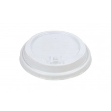 Capace albe inchise Tab pentru pahare carton 10/12/16/20 oz, Ø 90 mm, PP, set 100 buc