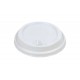 Capace albe inchise Tab pentru pahare carton 10/12/16/20 oz, Ø 90 mm, PP, set 100 buc