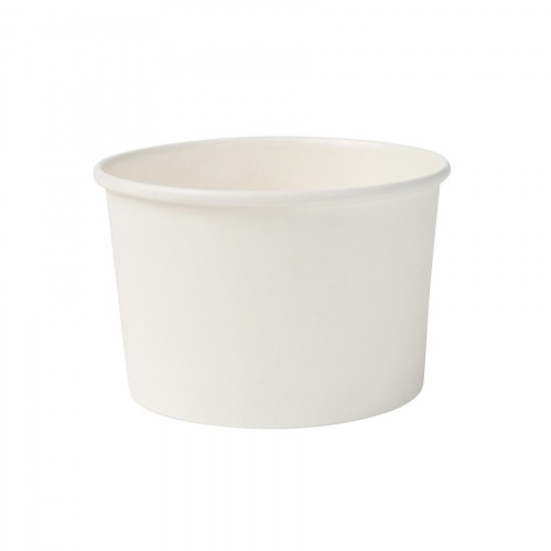 Cupe biodegradabile inghetata, carton cu PLA, 125 ml, set 50 buc