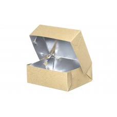Cutii grill, carton cu PET metalizat, 19x14.5x8 cm, set 130 buc