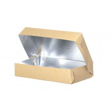 Cutii grill, carton cu PET metalizat, 22x12.2x4.5 cm, set 175 buc