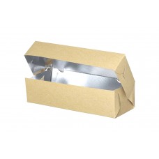 Cutii grill, carton cu PET metalizat, 25x9x6.5 cm, set 160 buc