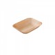 Farfurii biodegradabile dreptunghiulare adanci, frunze de palmier, 16x13 cm, set 25 buc