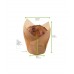 Forme lalea pentru muffins/briose, hartie natur, H 8.5 cm, Ø 5x8 cm, set 100 buc