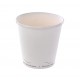 Pahare albe, carton fara plastic, waterbased, 300ml/10oz, Ø 90 mm, set 50 buc