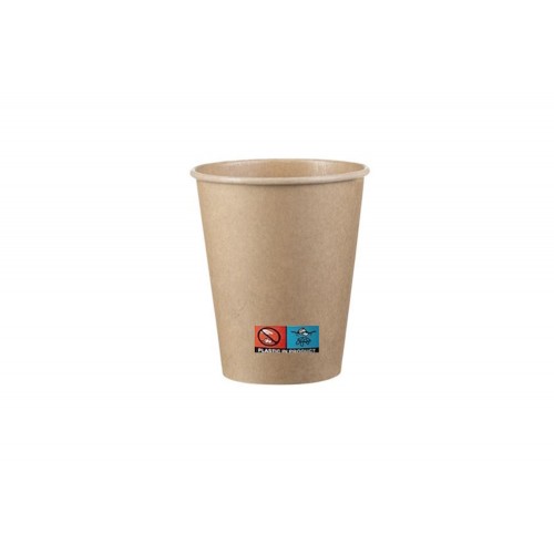 Pahare kraft, carton cu PE, 240ml/8oz, set 50 buc