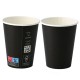 Pahare negre, carton cu PLA, 360ml/12oz, Ø 90 mm, set 50 buc Pahare negre, carton cu PLA, 360ml/12oz, Ø 90 mm, set 50 buc