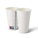 Pahare premium albe, carton cu PE, 480ml/16oz, Ø 90 mm, set 50 buc