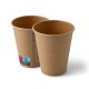 Pahare premium kraft natur, carton cu PE, 300ml/10oz, Ø 90 mm, set 50 buc