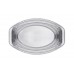 Platou oval aluminiu V3, 54.8x36x2.5 cm, set 60 buc