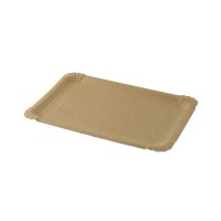 Tavite biodegradabile dreptunghiulare, carton maro, 16x23 cm, set 250 buc Tavite biodegradabile dreptunghiulare, carton maro, 16x23 cm, set 250 buc